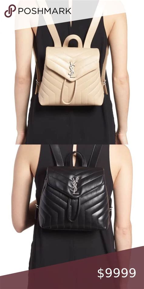 ysl loulou backpack small|loulu minimalist square bag.